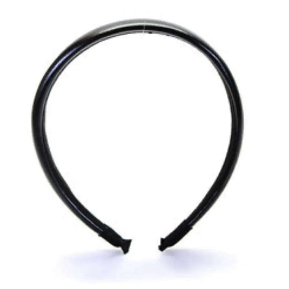 Revolve Shashi Black Faux Leather Lilith Headband